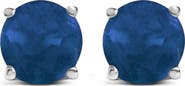 Haus of Brilliance 14K Gold 5X5MM Round Birthstone Solitaire Stud Earrings