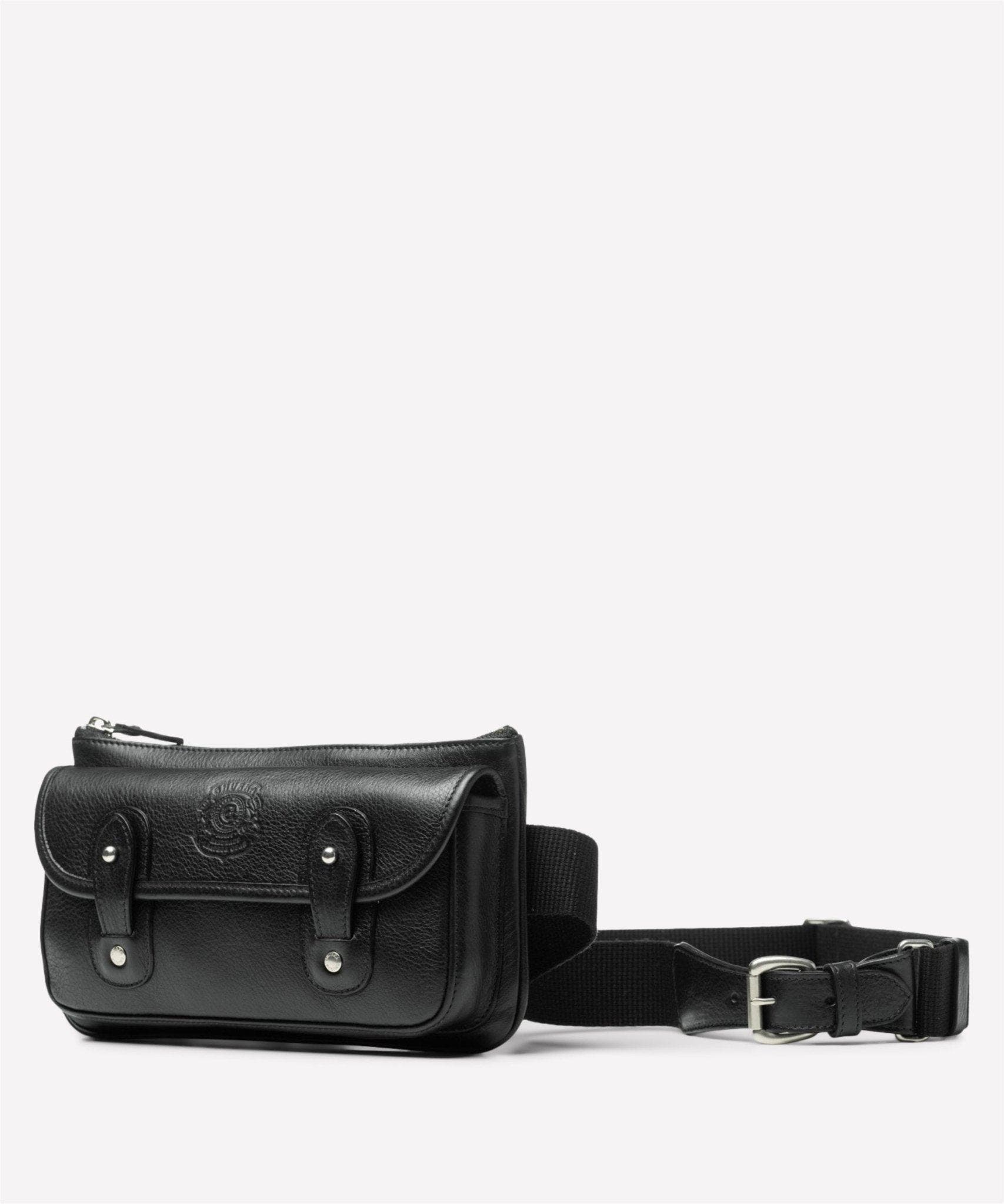Ghurka Belt Bag No. 114, Alternate, color, Vintage Black Leather