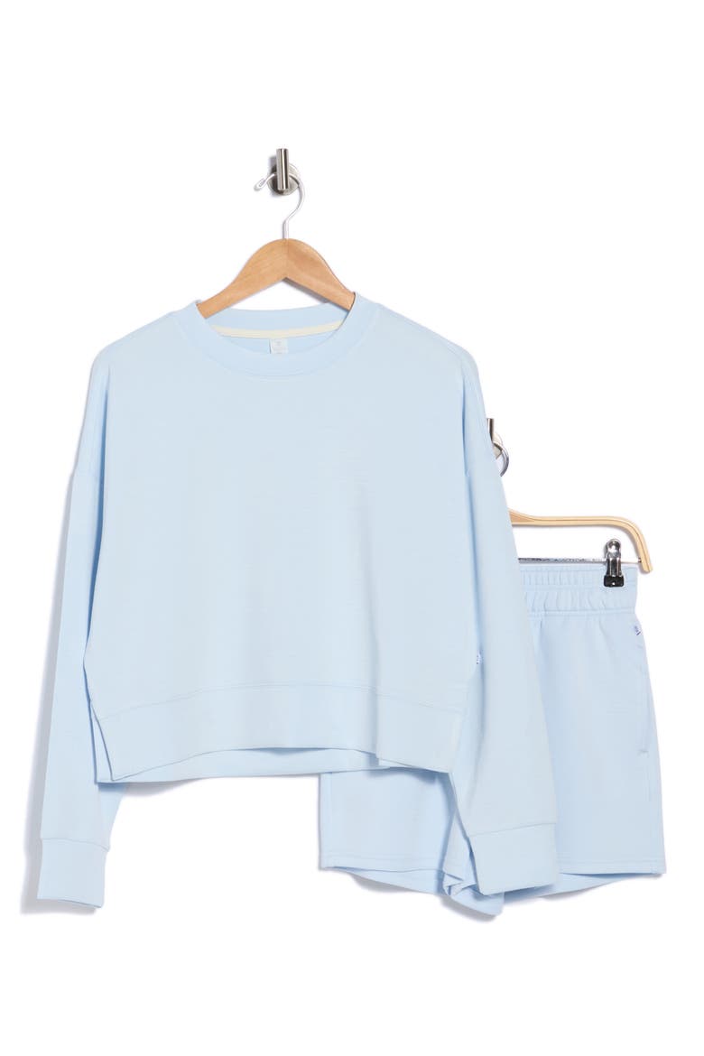 Becky 2-Piece Short Set, Main, color, BLUE FINCH