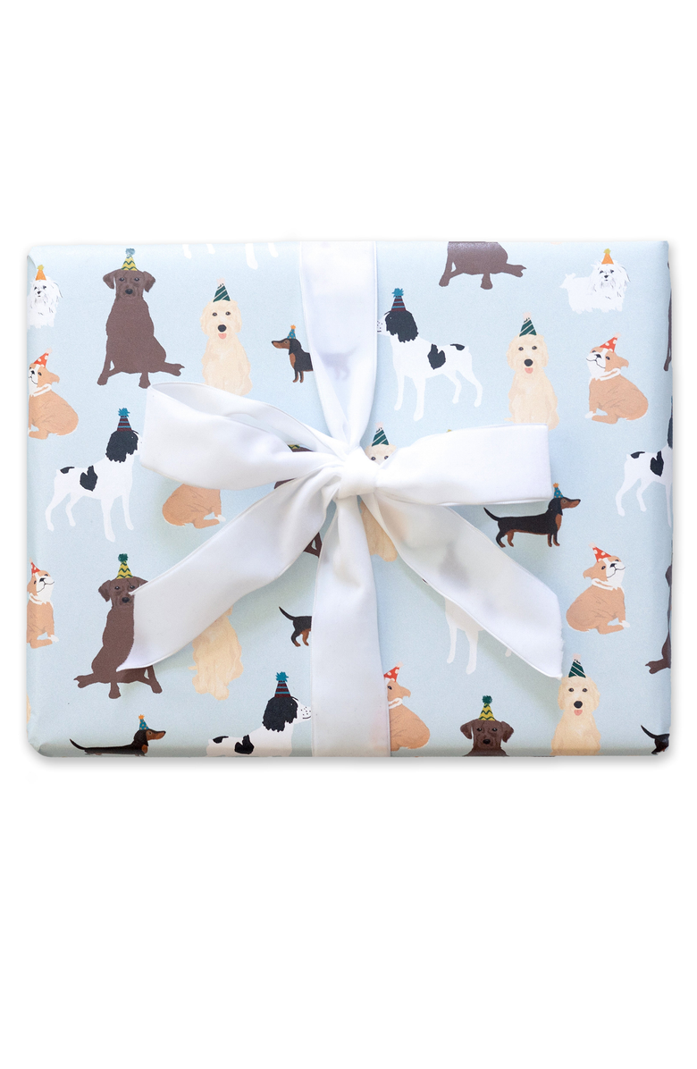 Joy Paper Co. Party Dogs Wrapping Paper wrapping paper, Main, color,