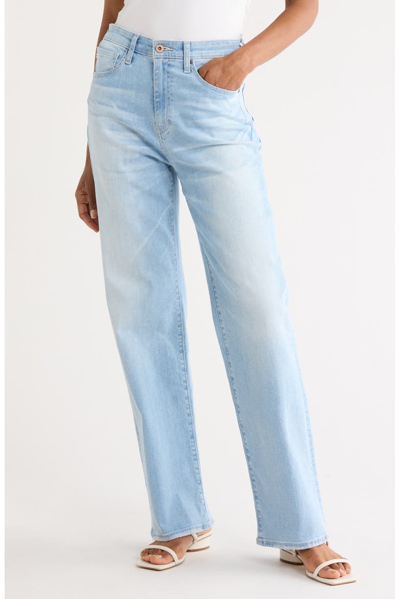 Kora High Waist Wide Leg Jeans, Main, color, COASTAL SHORE