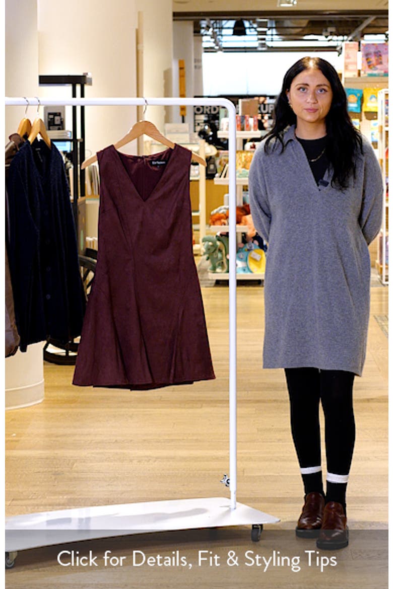 Nelly Faux Suede Minidress video