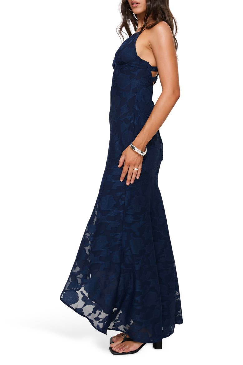 Cyrene Sleeveless Maxi Dress, Alternate, color, NAVY