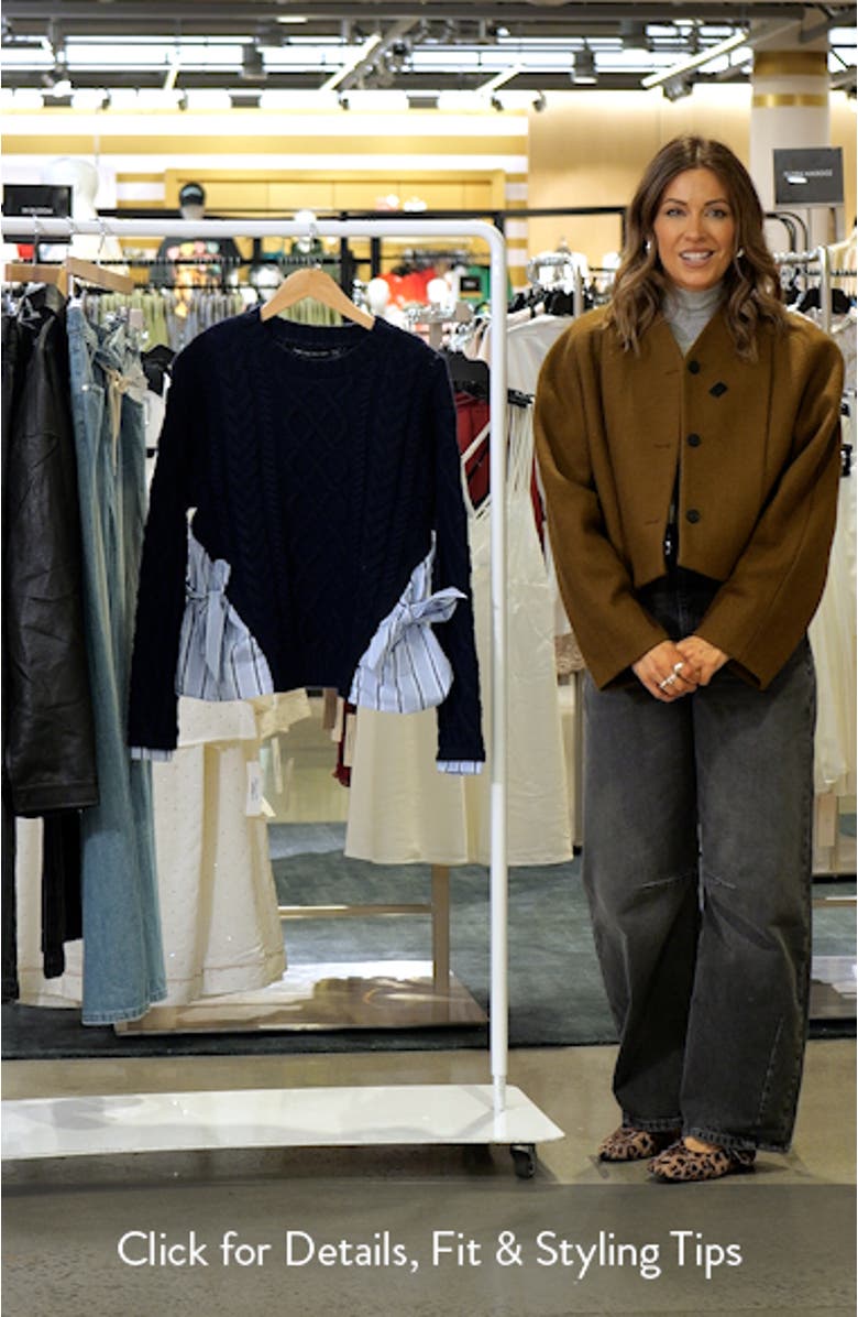 Mixed Media Sweater, sales video thumbnail