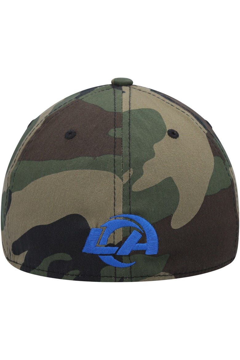 Men's New Era Camo Los Angeles Rams  Punched Out 39THIRTY Flex Hat, Alternate, color, Camo