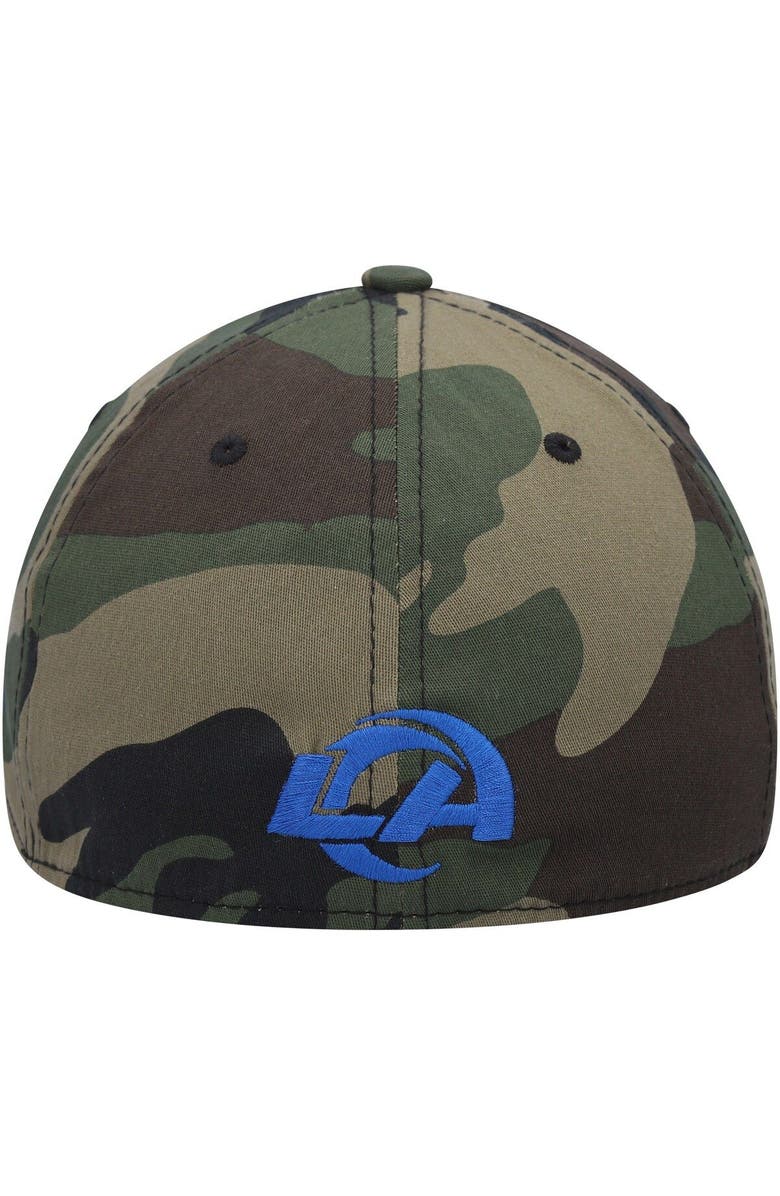 New Era Men's New Era Camo Los Angeles Rams Punched Out 39THIRTY Flex Hat, Alternate, color,