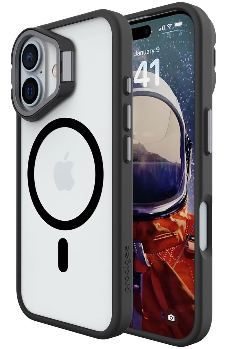 prodigee Kick It Case for Apple iPhone 16, Main, color, Black