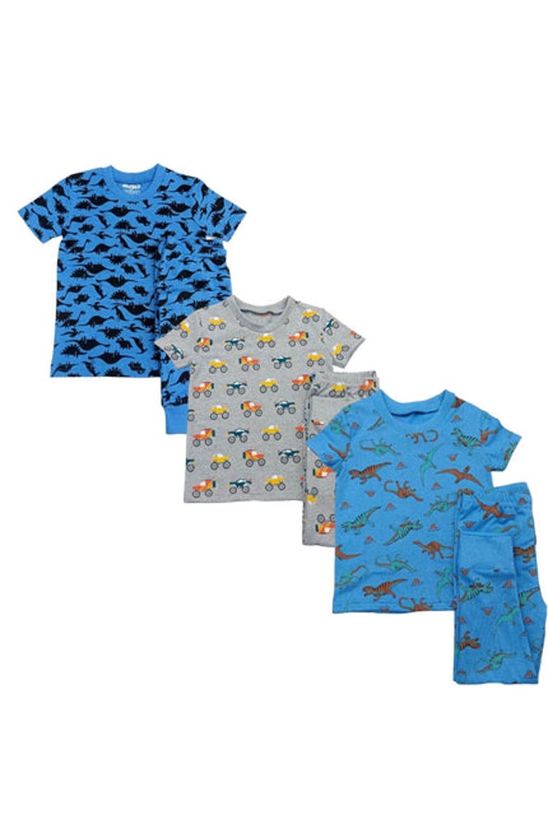 BenBen 3 Pack Boys' Shortsleeve Pajamas, Main, color,