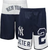 Outerstuff Youth Derek Jeter Navy New York Yankees Pandemonium Name & Number Shorts