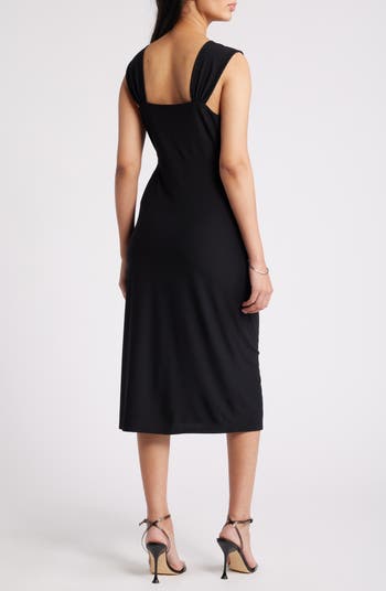 Dolman Sleeve A-Line Dress