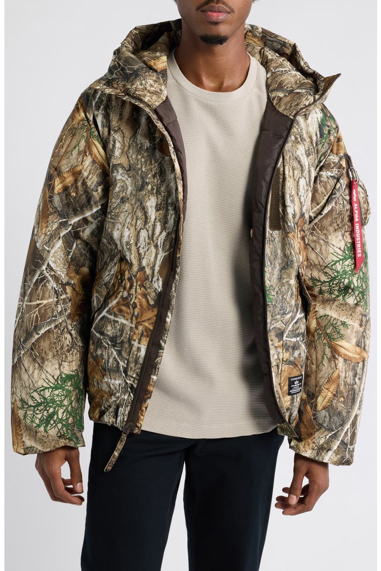 x Realtree Lee Relaxed Puffer Jacket, Main, color, REALTREE CAMO