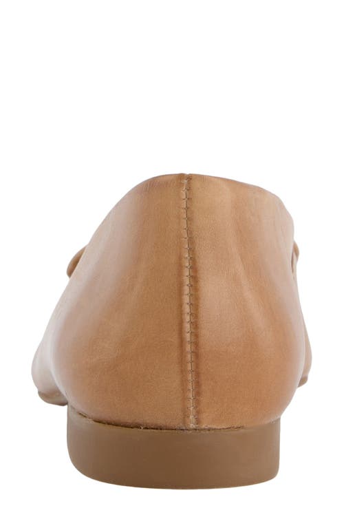Paul Green Teddy Pointed Toe Flat In Alpaca Leather
