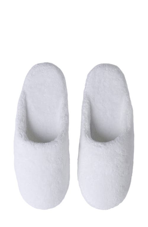 Parachute Classic Cotton Terry Slipper In Silver