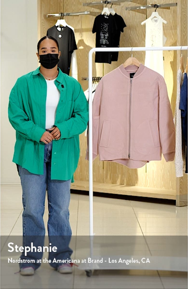 Wool & Cashmere Bomber Jacket, sales video thumbnail