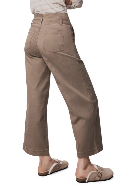Splendid Ottilie Cotton Blend Cargo Pants In Brown