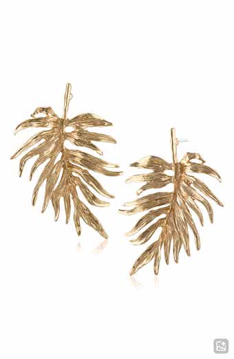 Feather Statement Stud Earrings (Nordstrom Exclusive)