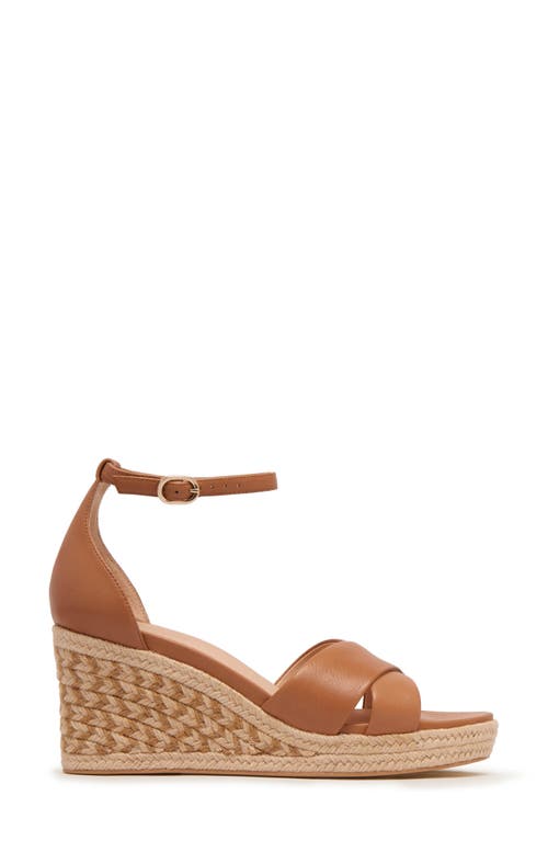 Frankie4 Baker Ankle Strap Espadrille Platform Wedge Sandal In Tan
