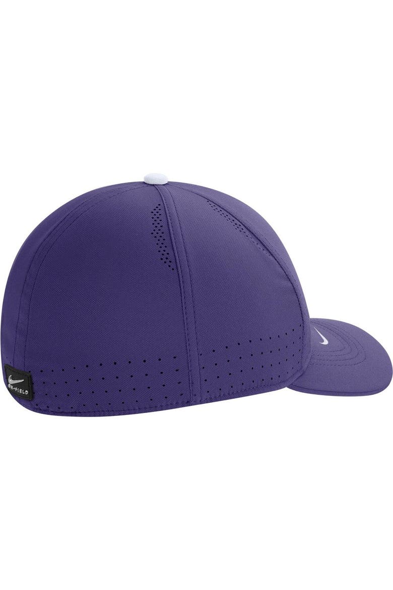Men's Nike Purple Kansas State Wildcats 2022 Sideline Classic99 Swoosh Performance Flex Hat, Alternate, color, Purple