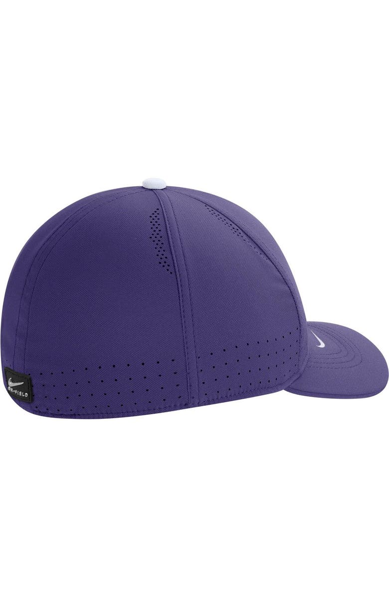 Nike Men's Nike Purple Kansas State Wildcats 2022 Sideline Classic99 Swoosh Performance Flex Hat, Alternate, color, Purple