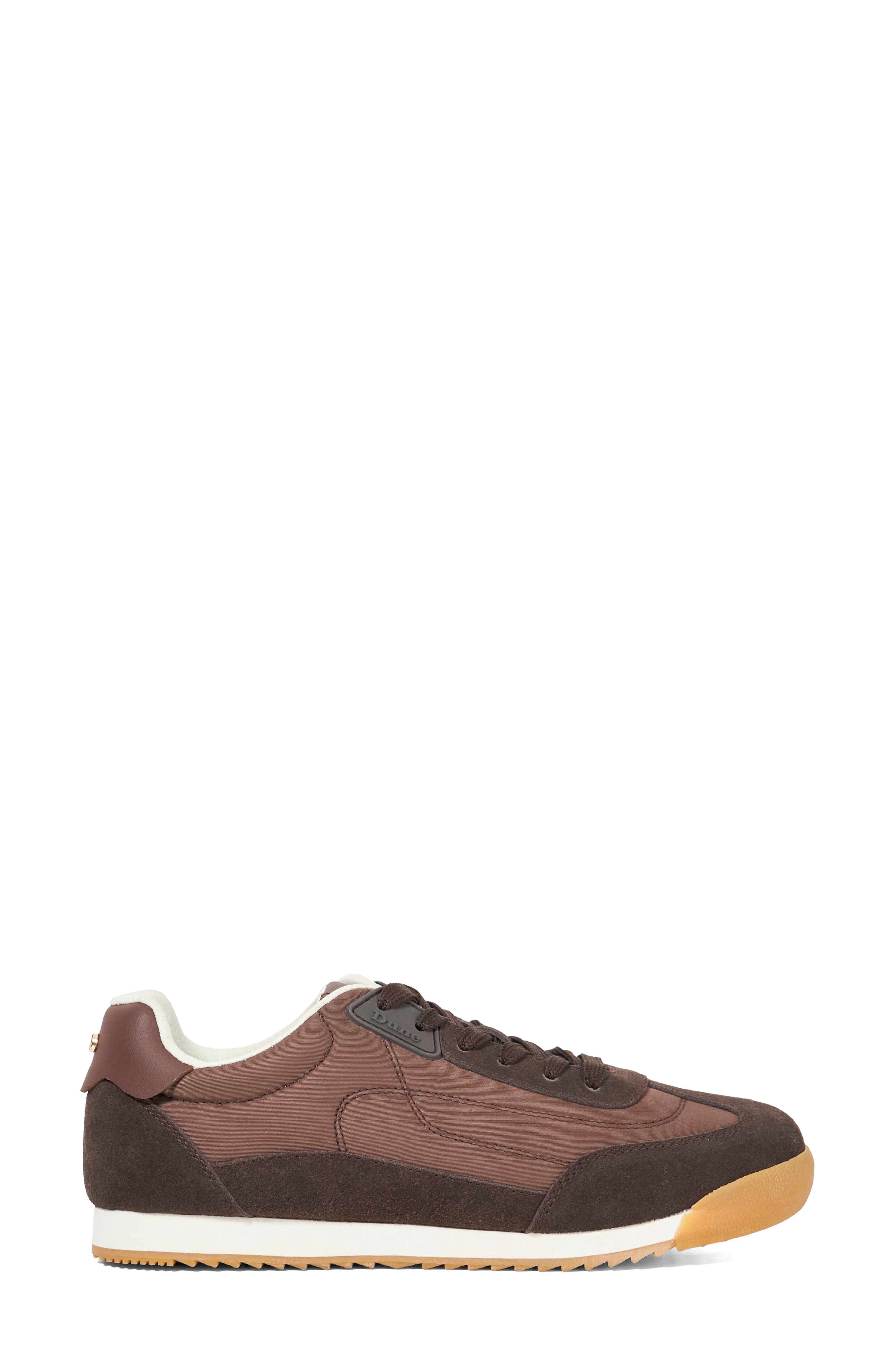 Dune London Emanie Sneaker, Alternate, color, Brown