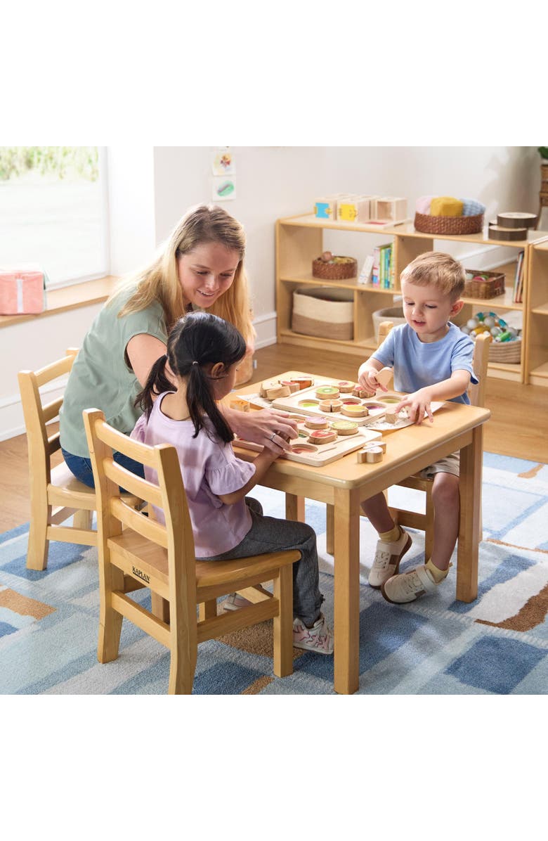 Kaplan Early Learning Company Wooden Slice & Match Fruit Puzzle, Alternate, color, 