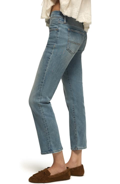 Sweet Mid Rise Crop Straight Leg Jeans