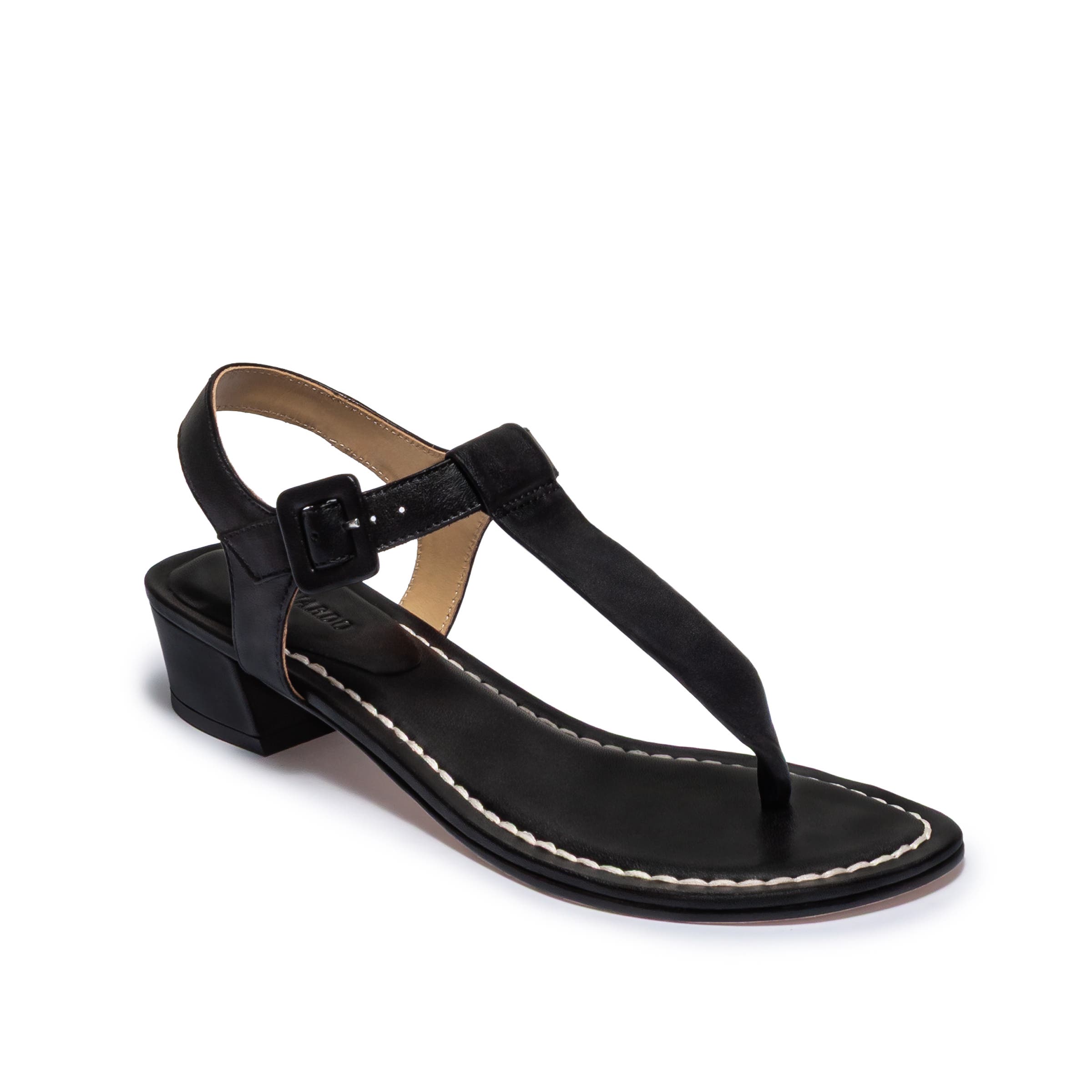 Bernardo Footwear Goyara Demi Heel Sandal, Alternate, color, Black