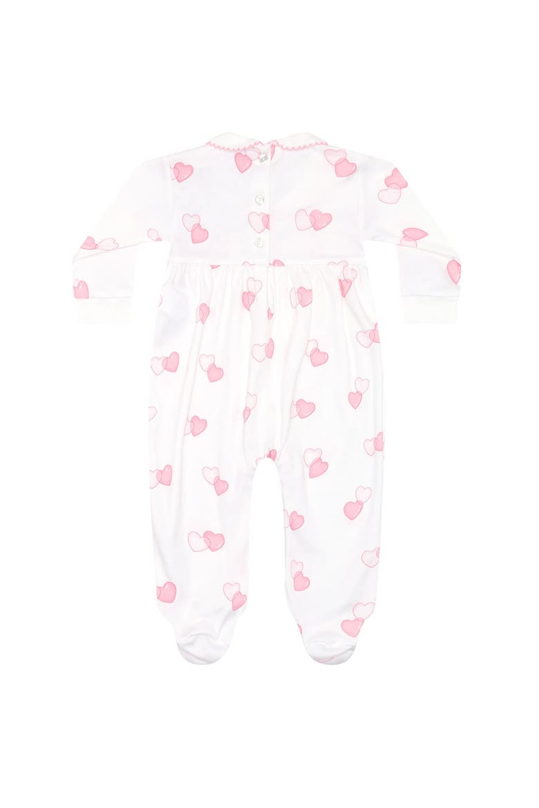 Sweetheart Smocked Footie - Baby, Main, color, Pink
