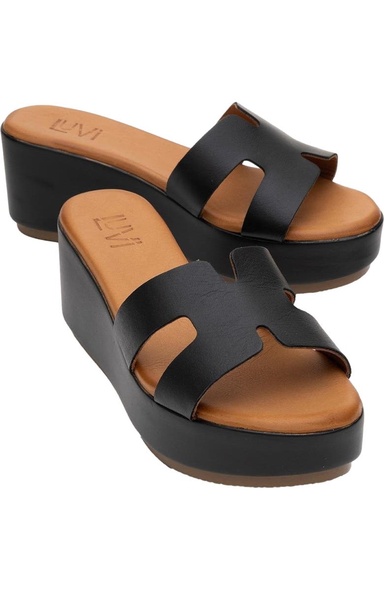 Forever & Always Shoes Lia Leather Platform Sandal, Main, color,