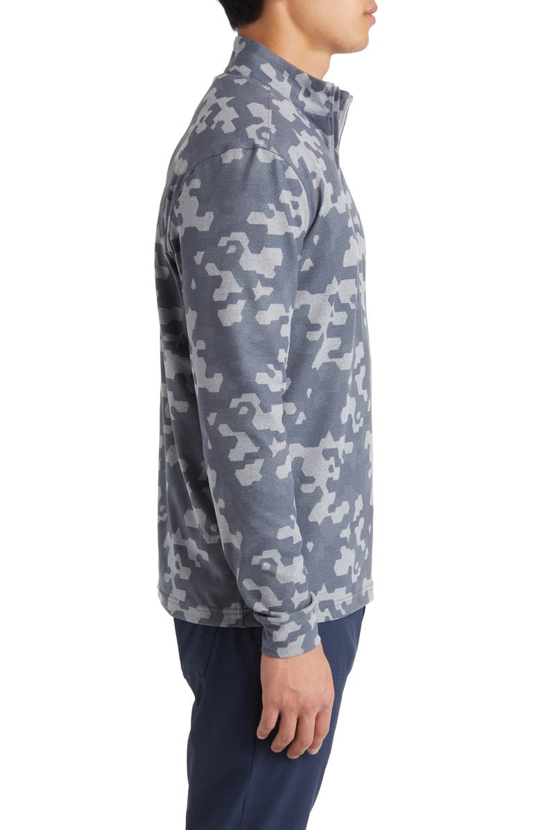 johnnie-O Gridlock Camo Fleece Half Zip Pullover, Alternate, color,