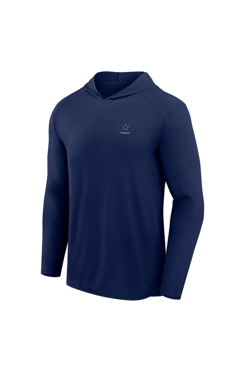 FANATICS Men's Fanatics Black Dallas Cowboys Front Office Power Mono Long Sleeve Hoodie T-Shirt, Alternate, color, Black