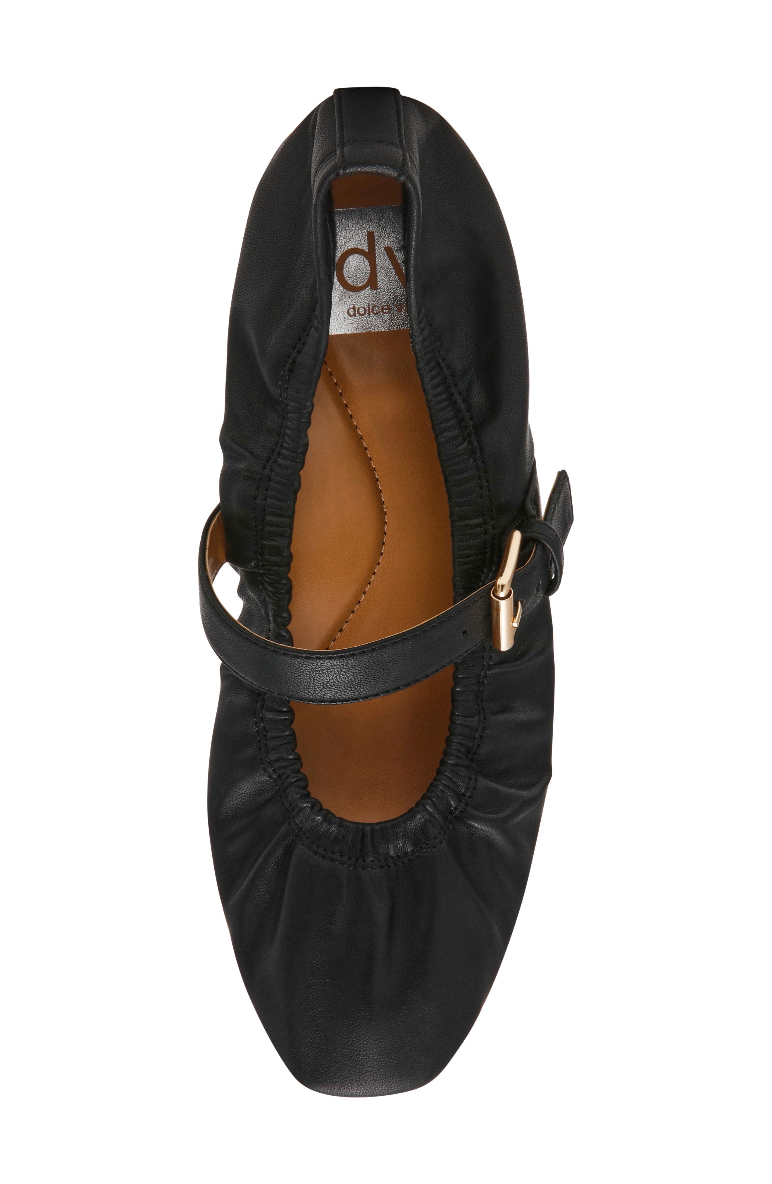 Marria Mary Jane Flat, Alternate, color, BLACK