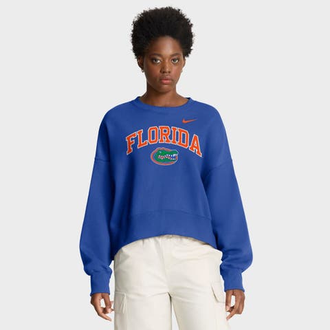 Women
s Nike Royal Florida Gators Oversized Phoenix Arch Pullover Sweatshirt