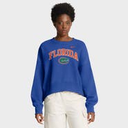 Nike Women's Nike Royal Florida Gators Oversized Phoenix Arch Pullover Sweatshirt