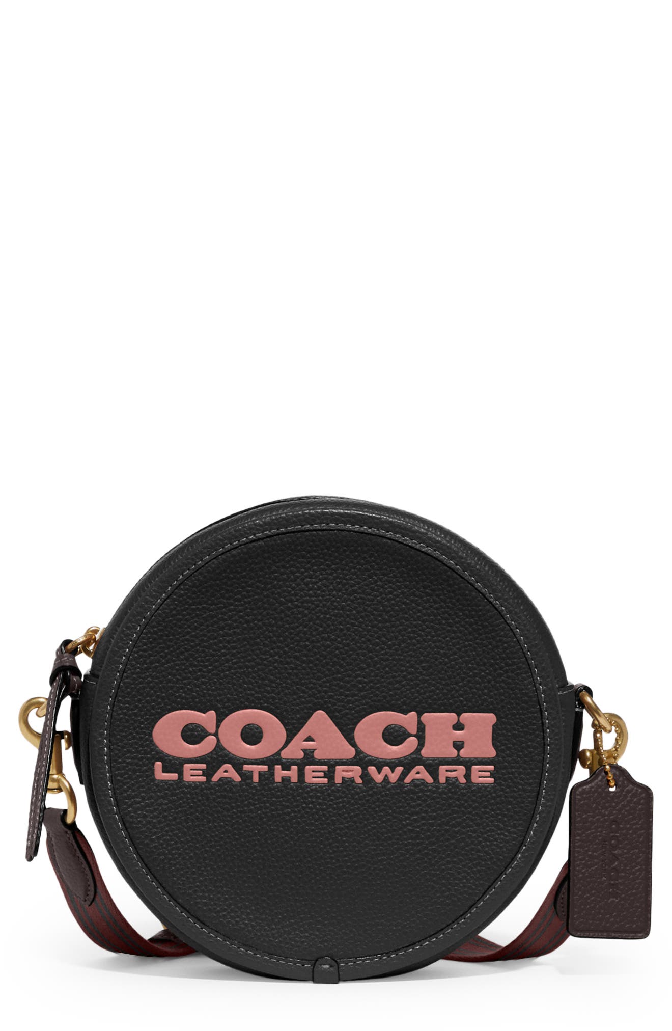 COACH Leather Crossbody Bag, Main, color, 