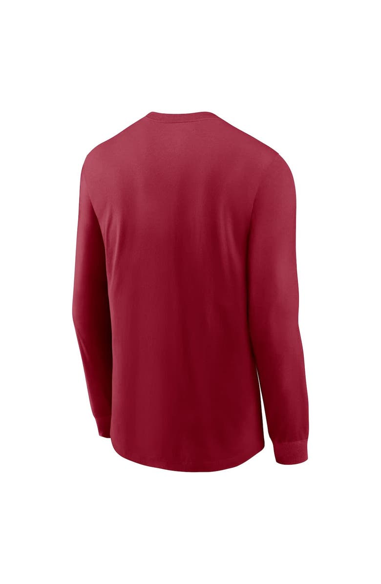 Nike Men's Nike Crimson Alabama Crimson Tide 2025 Sideline Performance Long Sleeve T-Shirt, Alternate, color,