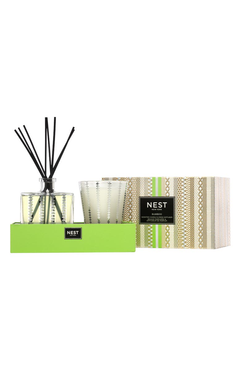 NEST New York Bamboo Candle & Reed Diffuser Set, Alternate, color,