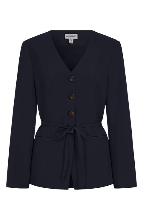 Parker Collarless Jacket