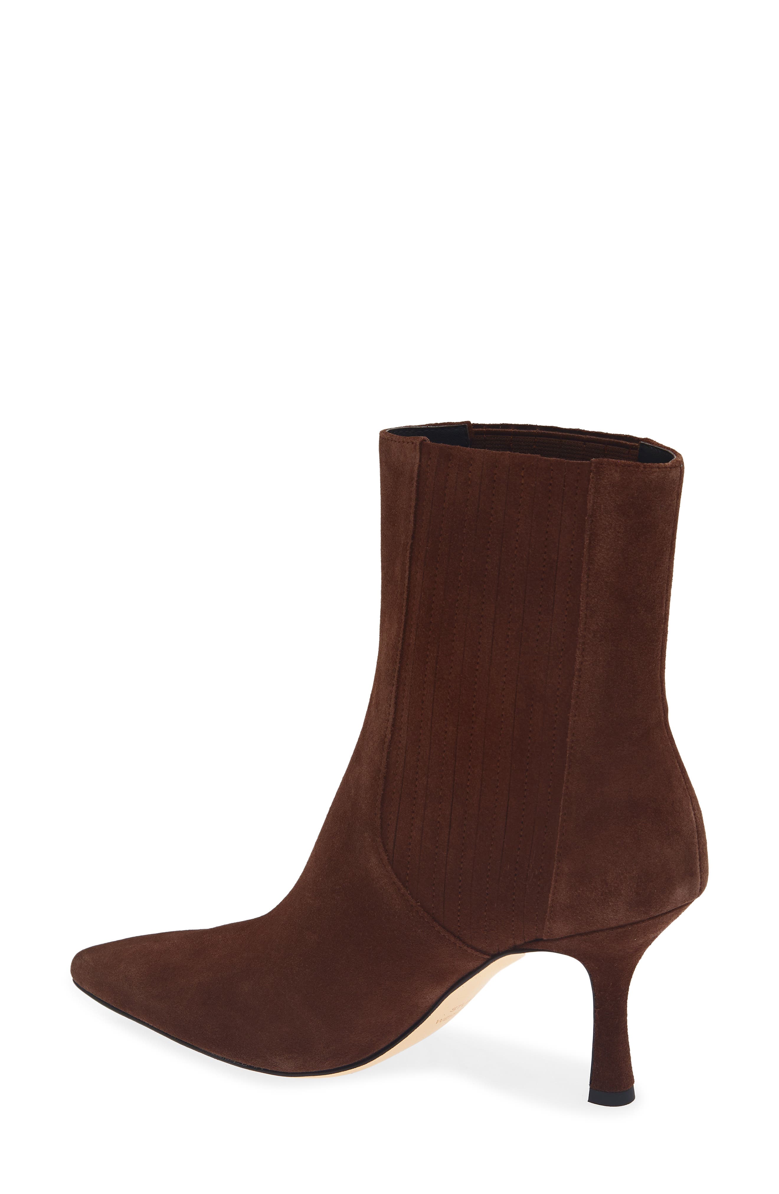 Isla Chelsea Bootie, Alternate, color, WALNUT SUEDE
