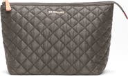 MZ Wallace Large Zoey Quilted Nylon Cosmetics Case