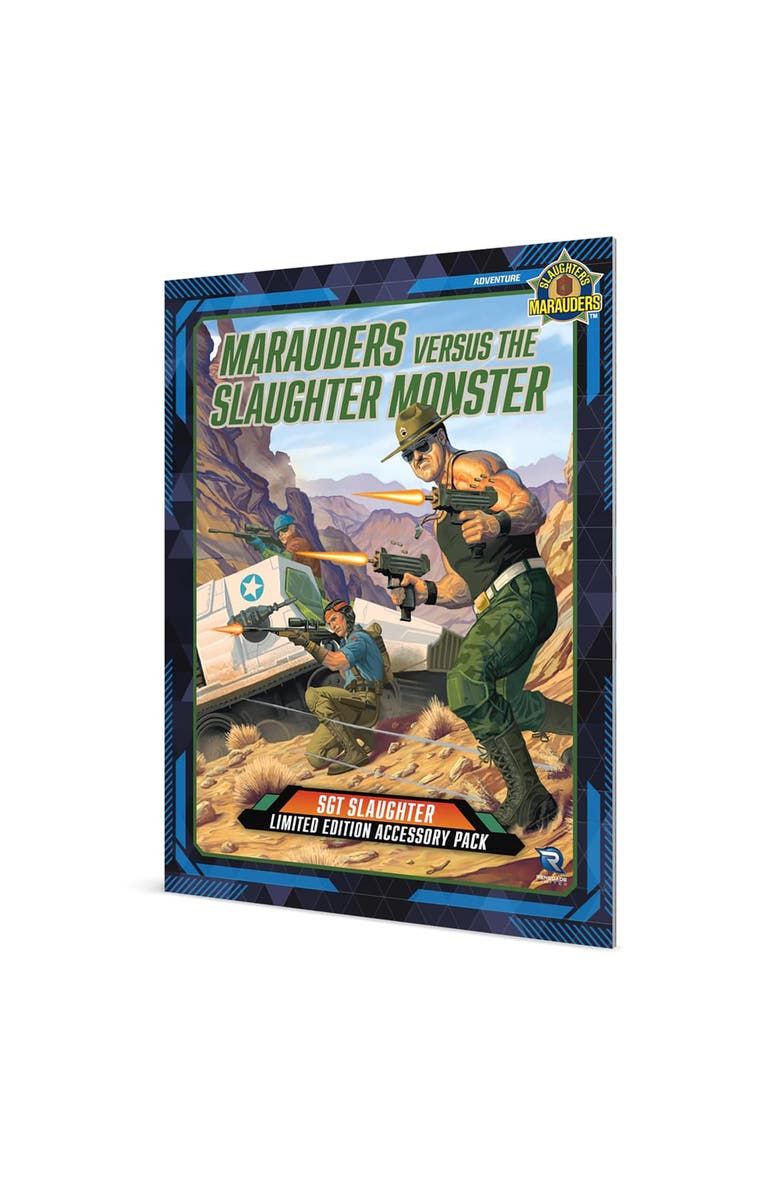 Renegade Game Studios G.I. Joe SGT Slaughter Limited Edition Accessory Pack, Alternate, color, Multicolored