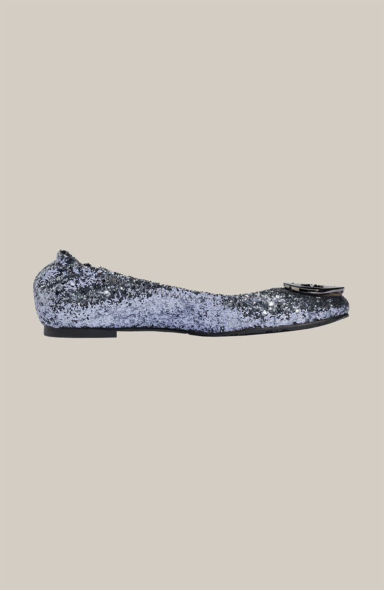 Tory Burch 'Reva' Glitter Flat, Alternate, color,