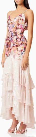 Perla Floral Tiered Maxi Dress