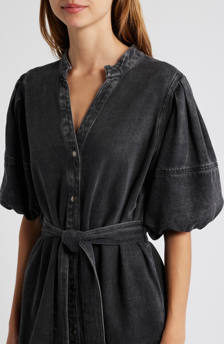 Rails Kingsley Denim Snap-Up Dress, Alternate, color, 