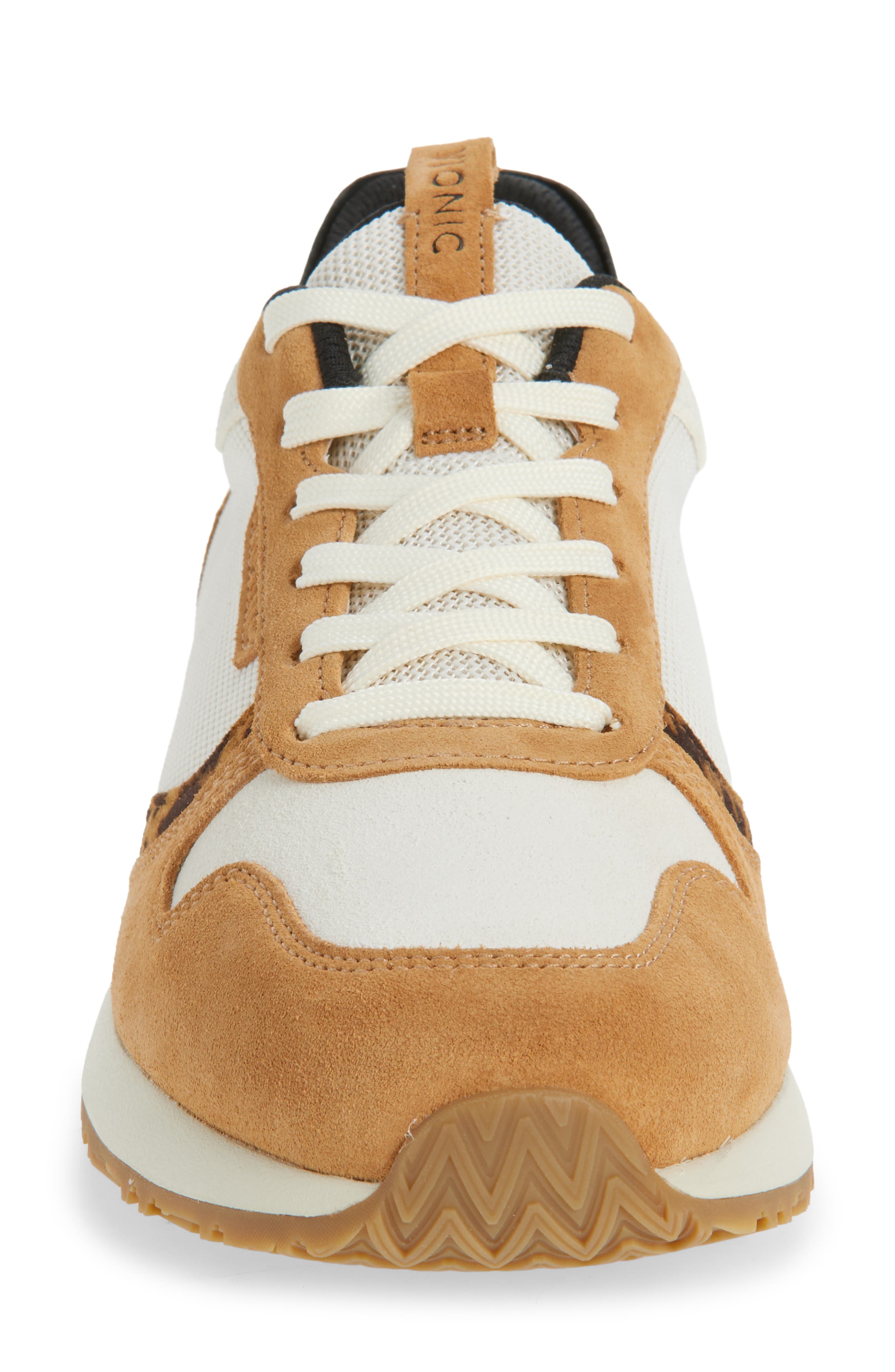 Vionic Monarch Sneaker, Alternate, color, Ivory/ Leopard