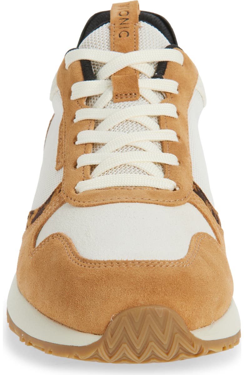 Vionic Monarch Sneaker, Alternate, color, Ivory/ Leopard