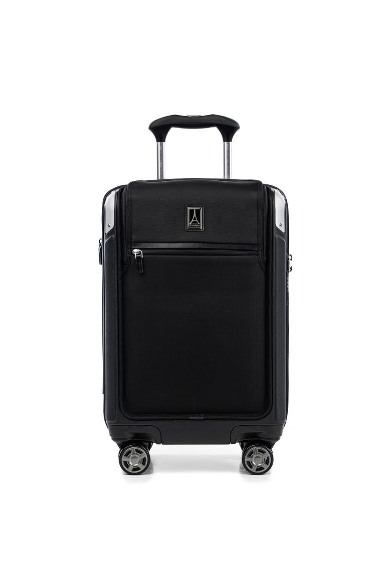 Platinum Elite Hardside Expandable 21" Carry On, Fits up to 15.6" Laptop, Main, color, Shadow Black