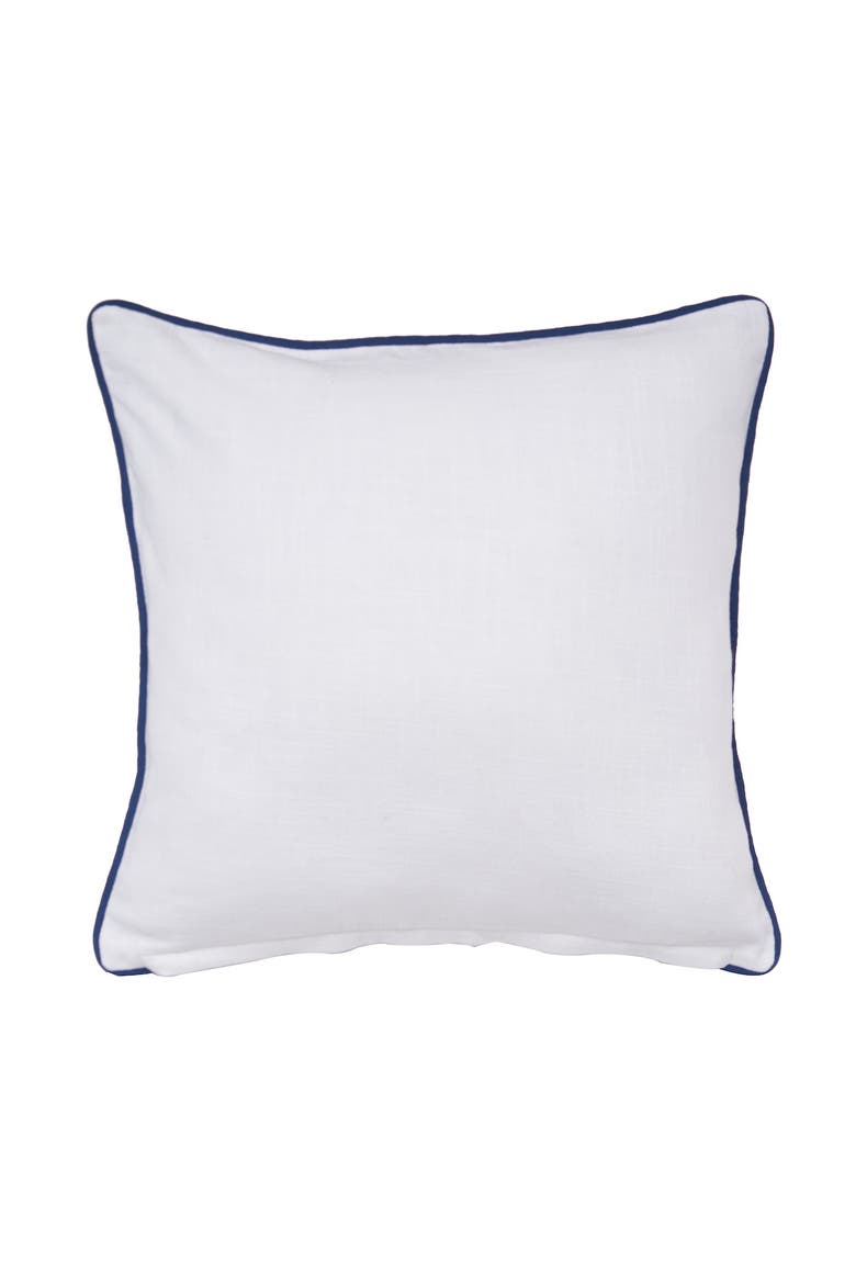 Patriotic Floral Accent Pillow, Alternate, color, Blue