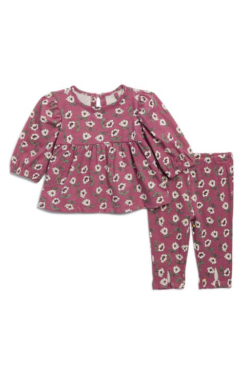 Floral Print Tunic & Leggings Set (Baby)