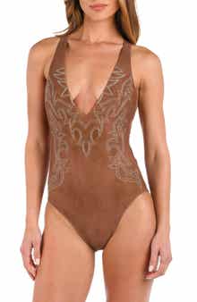 L'AGENCE Lexie Bolero One-Piece Swimsuit